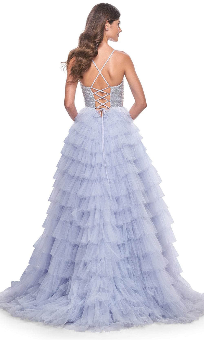La Femme 32335 Sweetheart Neck Rhinestone Embellished Ballgown