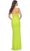La Femme 32338 Ruched Deep V-Neck Prom Gown