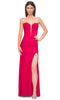 La Femme 32941 Plunging Sweetheart Jersey Prom Gown
