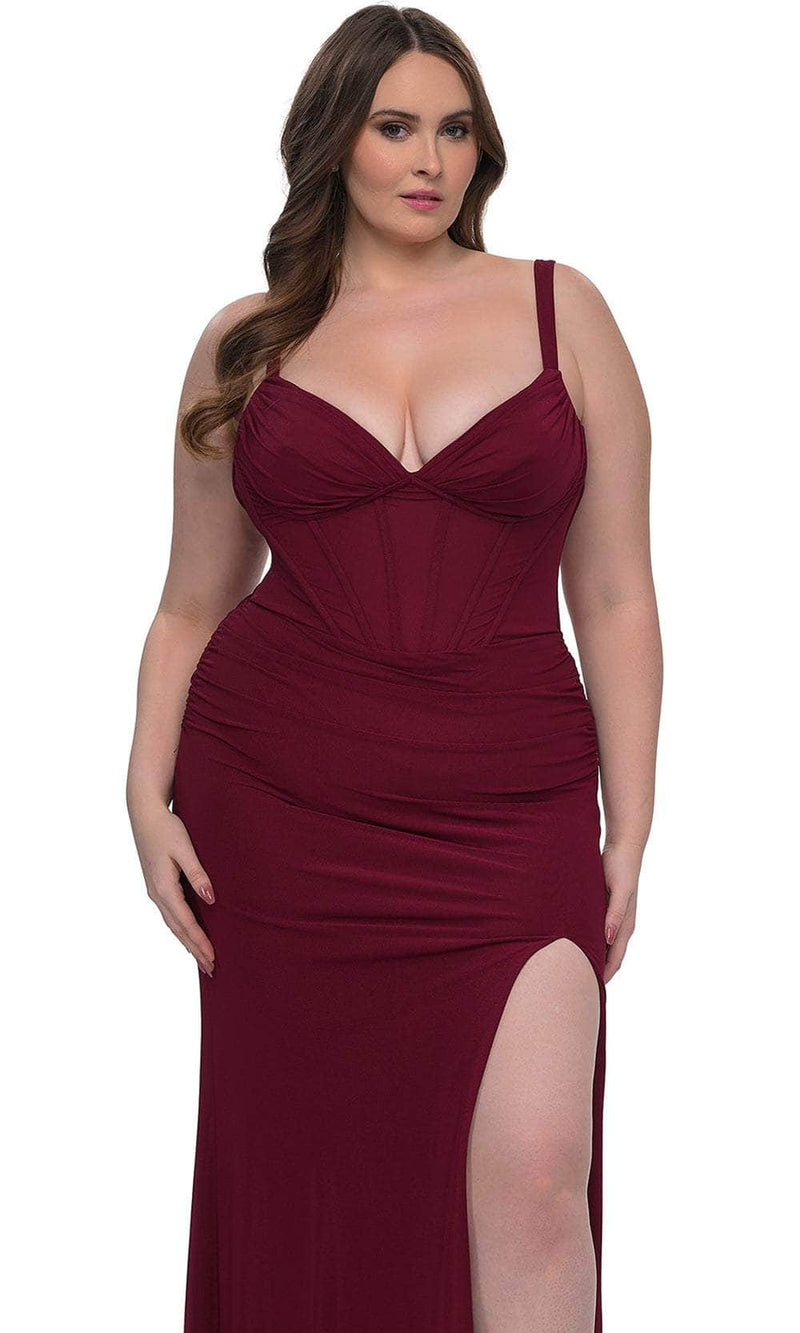 La Femme 33015 Corset Style Evening Dress