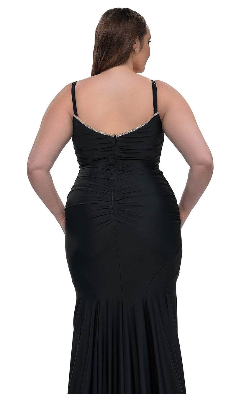 La Femme 33057 Ruched Jersey Prom Dress