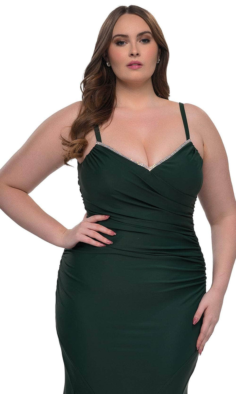 La Femme 33057 Ruched Jersey Prom Dress