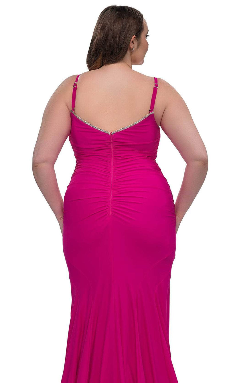 La Femme 33057 Ruched Jersey Prom Dress