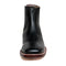 Los Altos Men's Boot Wide Square Toe Deer Black Leather Sole - Deer Black