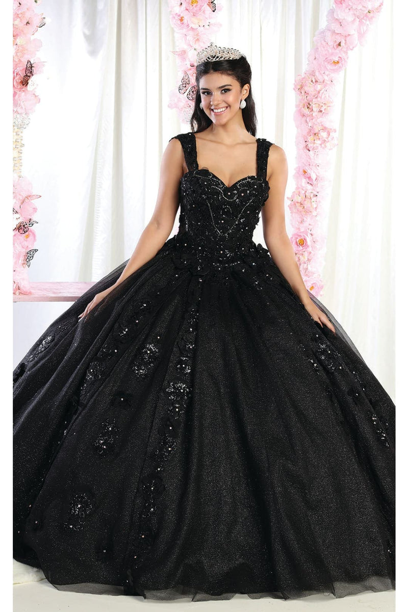 Layla K LK171 Corset Sleeveless Glitter Ball Quince Dress
