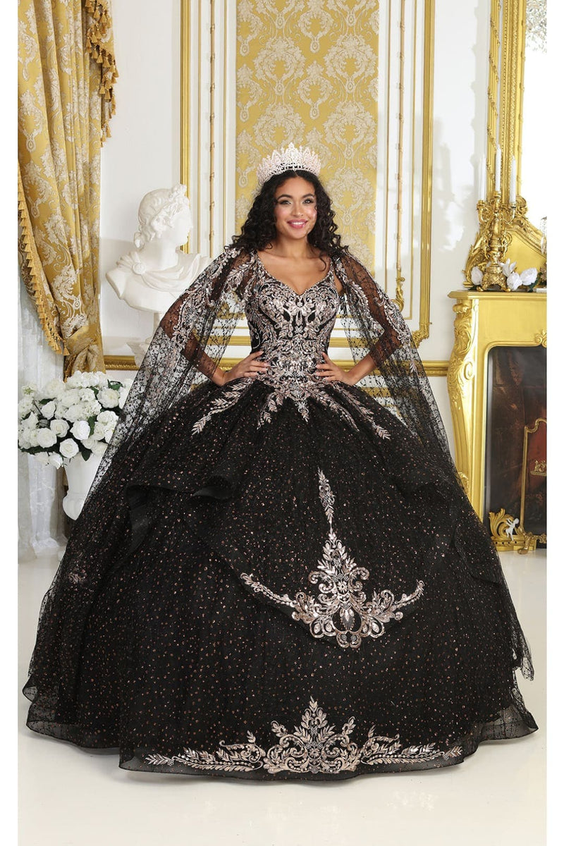 Plus Size Ball Gown in Burgundy | Formal Quinceanera Dress by LK218