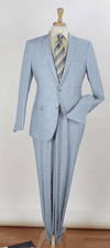 Light Blue Linen Suit - AlbertoNardoniStore