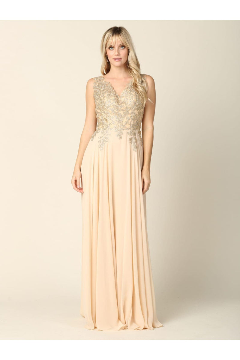 Eva USA 5233 Long Mother of the Bride Chiffon Formal Dress