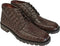 Men's Original Exotic Caiman Hornback Skin Shoes LAB-ZA20602