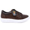 Men's Genuine Ostrich Skin Sneaker Casual Shoes Brown Color - Los Altos Boots