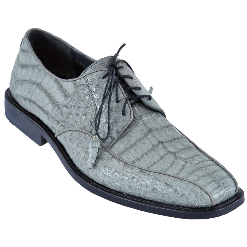 Men's Original Exotic Caiman Belly Skin Shoe ZV038209 - The Gentleman - Gray