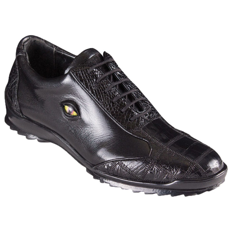 Men's Original Caiman Zig-Zag Casual Shoe ZC092905 - The ICU - Black