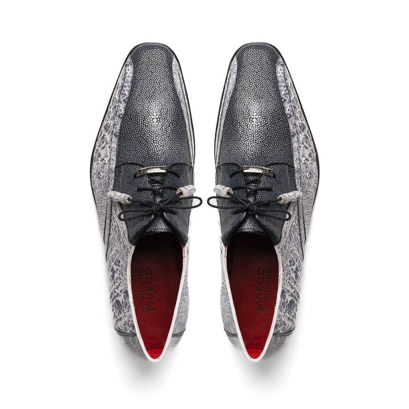 Marco Di Milano Lucca Ostrich & Stingray Shoes Newspaper