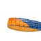 Marco_Di_Milano Luciano Belt: Blue & Brandy Leather Dress Shoe