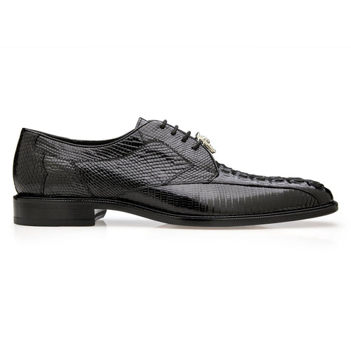 Belvedere Lusso Black Leather Dress Shoe