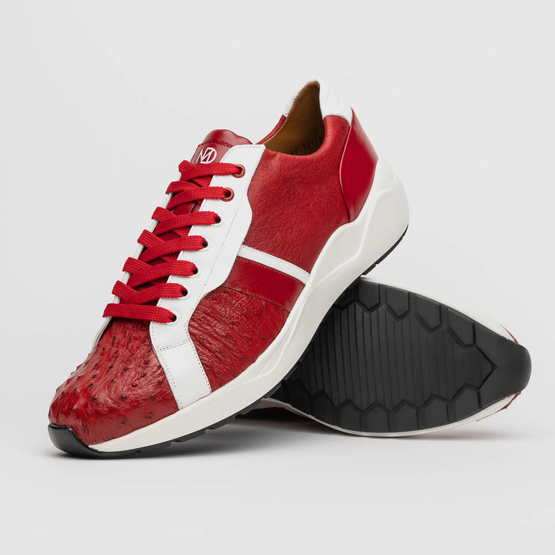 Marco Di Milano Lyon II - Red & White Leather Loafer