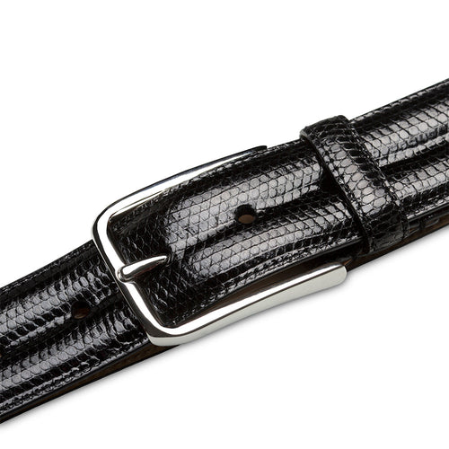Mezlan Lizard Belt - Classic Luxury Shoe