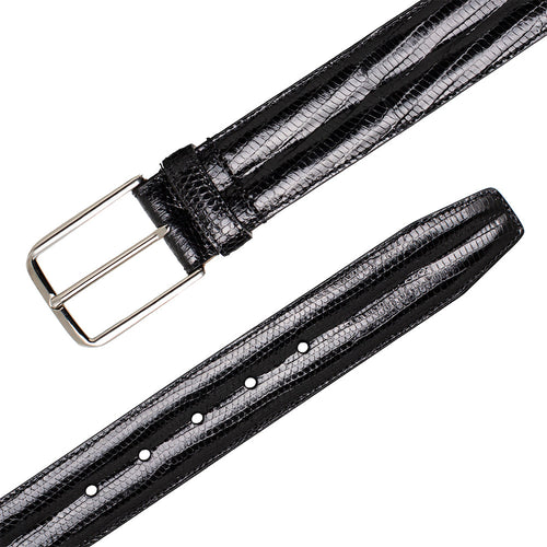 Mezlan Lizard Belt - Classic Luxury Shoe