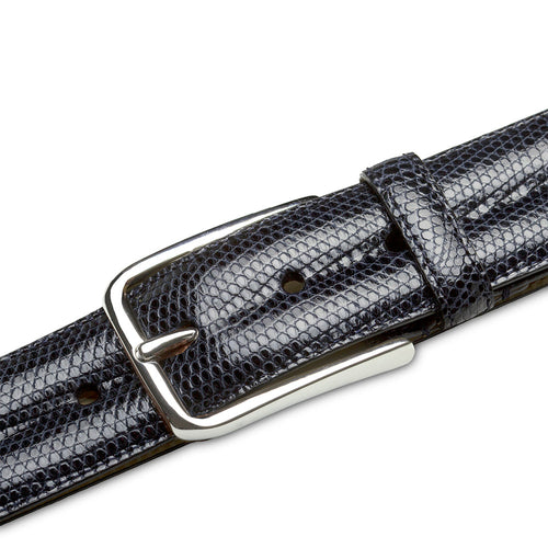 Mezlan Lizard Belt - Classic Luxury Shoe