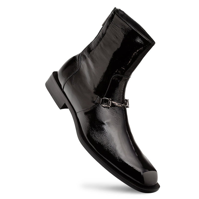 Mezlan Buscemi Hi-Shine Ornament Boot - Luxury Leather Dress Boot