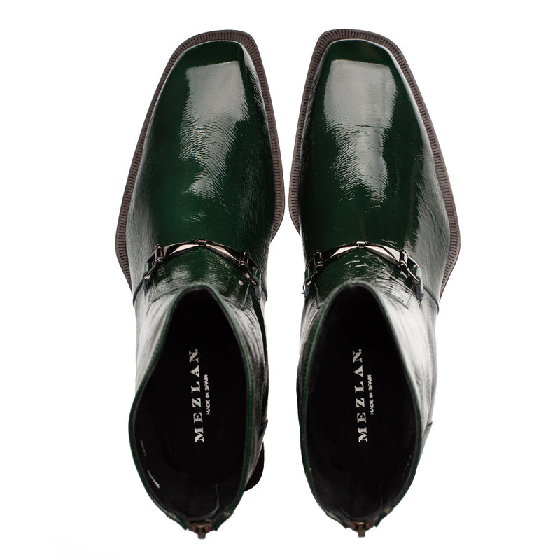 Mezlan Buscemi Hi-Shine Ornament Boot - Luxury Leather Dress Boot