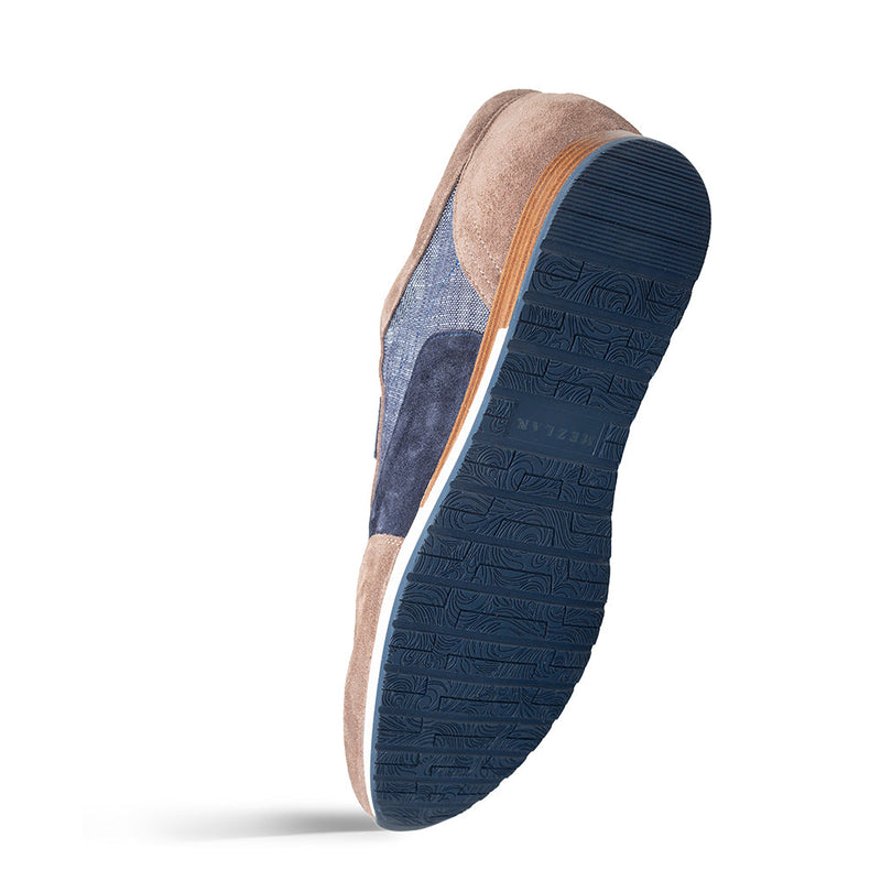 Caleta Suede/Linen Sneaker