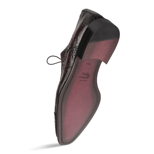 Mezlan Giovane Crocodile Derby - Luxury Men's Dress Shoe