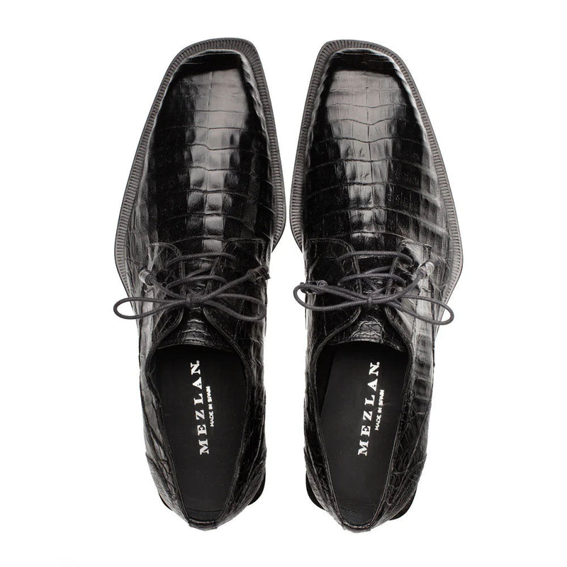 Mezlan Ugo Crocodile Lace Up