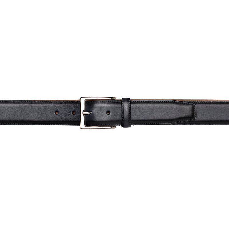 Mezlan Classic Patina Calfskin Belt
