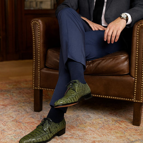 Marco Di Milano Apricena Caiman Crocodile Derby in Woodgreen