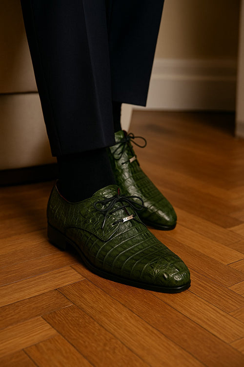 Marco Di Milano Apricena Caiman Crocodile Derby in Woodgreen