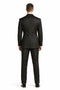 Gangster Suit - Mobster Suit - Mafia Suit For Men 2 button Gangster Pinstripe Suit in Black & White