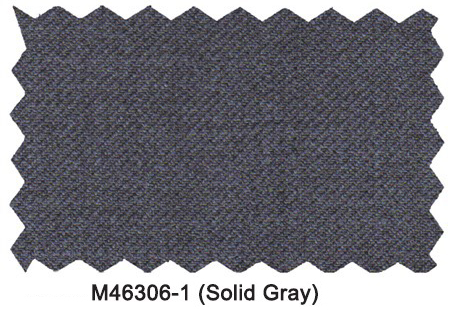 Mantoni gray super wool suit. Two-button, solid gray with textured weave. Muted color enhances its formal, sophisticated design. Perfect for formal occasions.