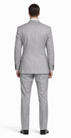 Mantoni Lt. Gray Two-button Wool Suit in Modern or Slim-Fit