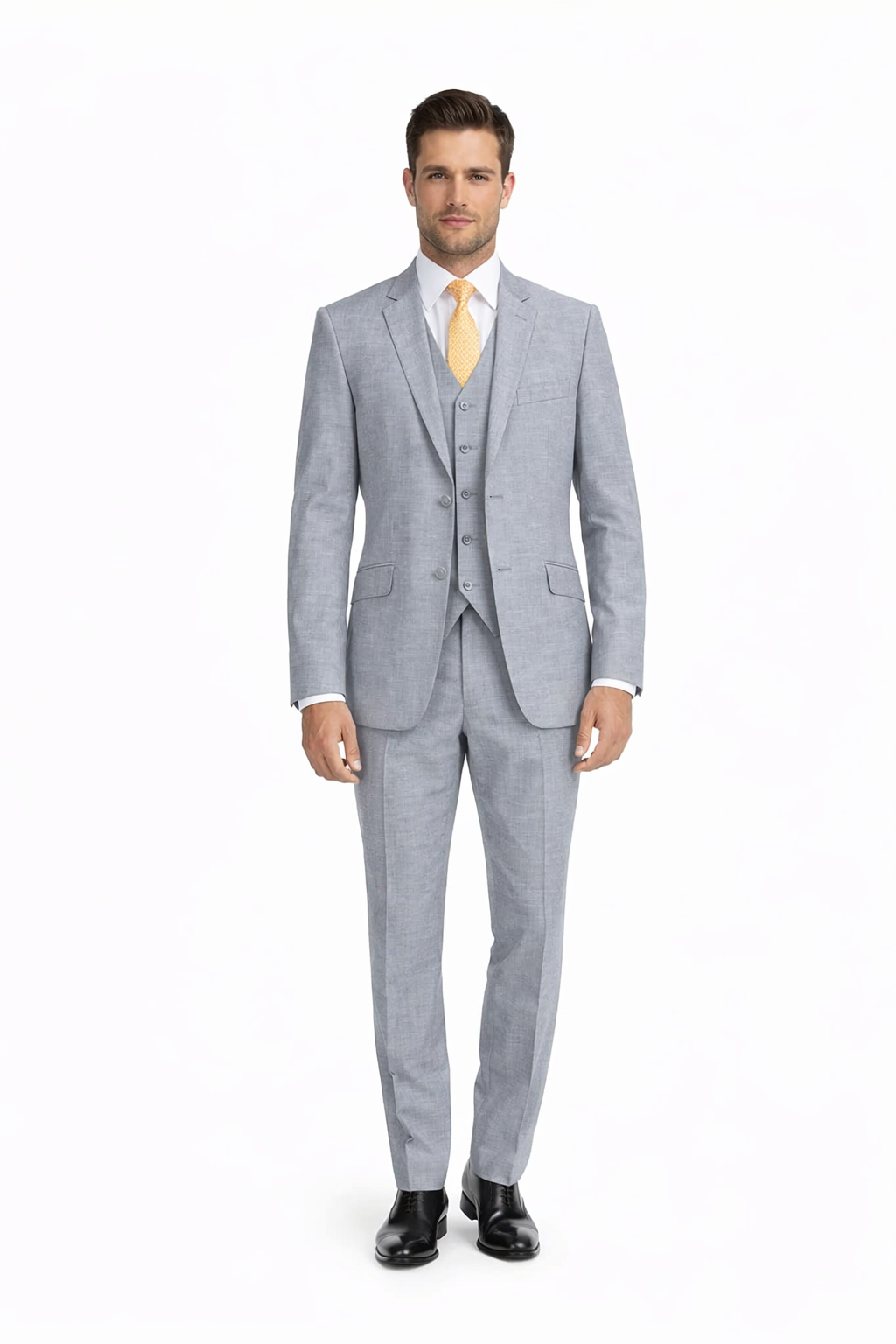 gray formal dress for men New York Grey Suit for Men main image 0