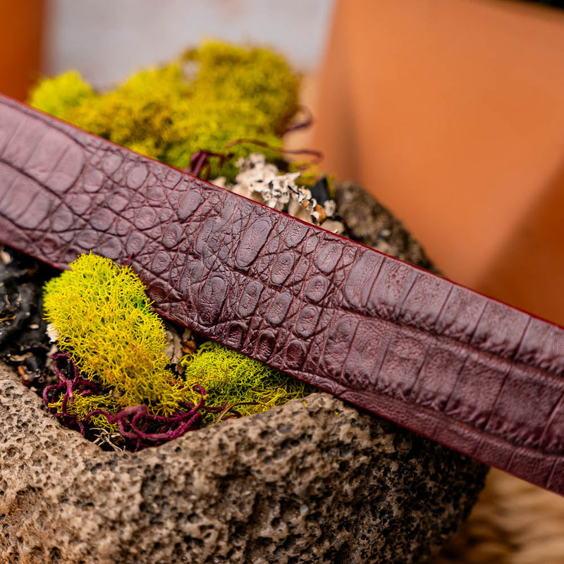 Marco Di Milano Riccardo Belt Wine Leather Shoe