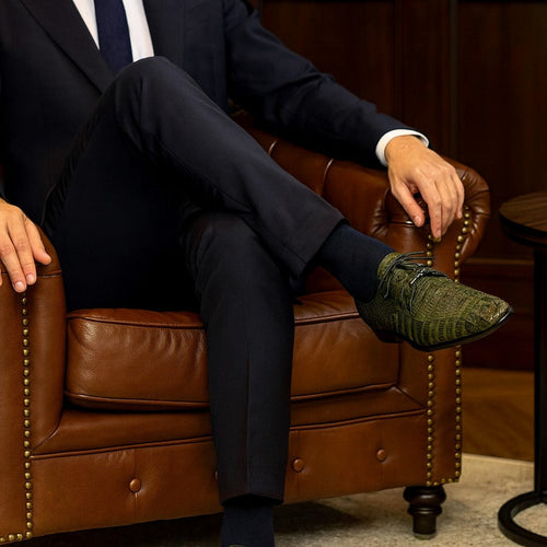 Marco Di Milano Apricena Caiman Crocodile Derby in Woodgreen