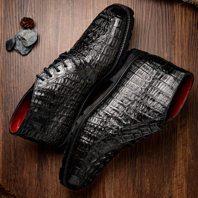 Marco Di Milano Martinelli Black Leather Dress Shoe