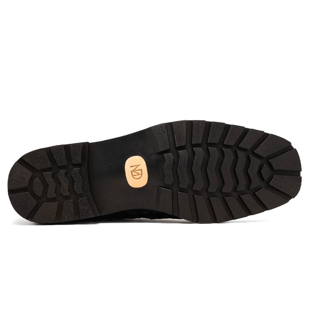 Marco Di Milano Martinelli Caiman Crocodile Chukka Boots Black