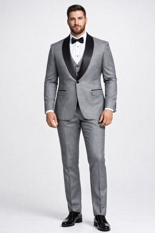 Father And Son Matching Suits -Gray Tuxedo