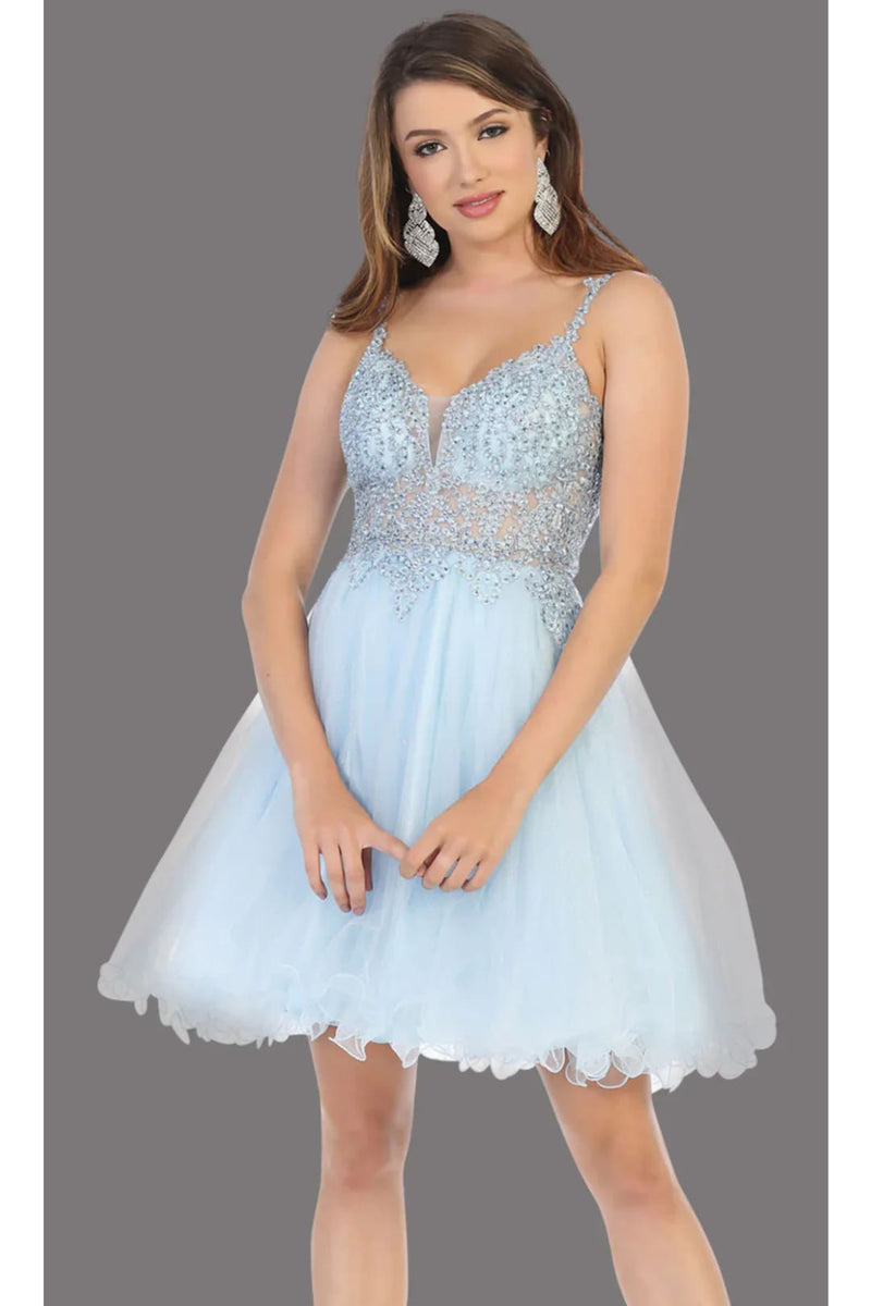 Dama Dresses for Quinceanera in Silver Style MQ1693 Quince Outfit