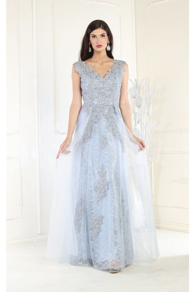 May Queen MQ1799 Special Occasion A-line Embroidered Formal Dress