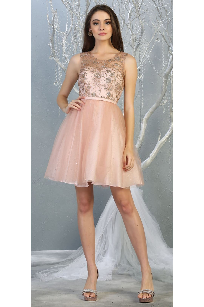 Dama Dresses for Quinceanera in Blush Style MQ1803 Quince Outfit