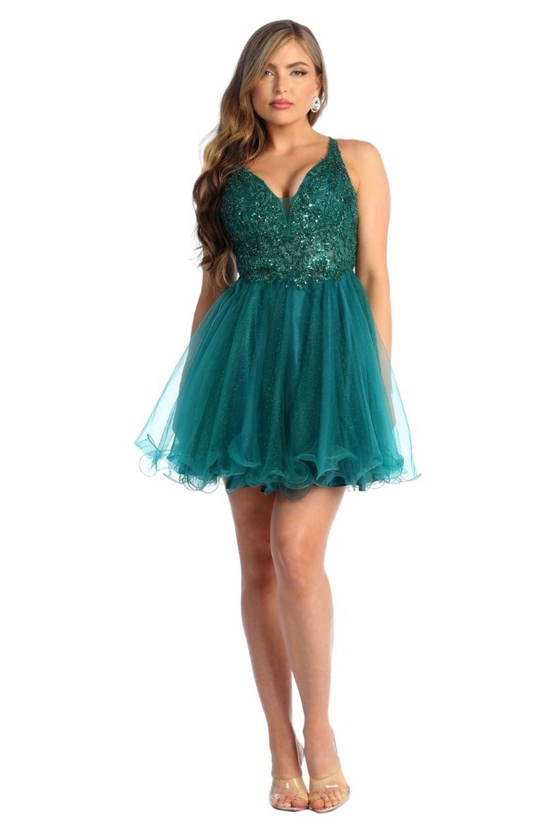 Dama Dresses for Quinceanera in Hunter Green Style MQ1913 Quince Outfit
