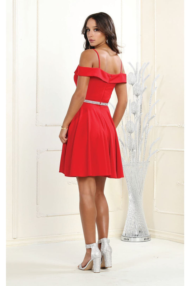 Dama Dresses for Quinceanera in Red Style MQ1916 Quince Outfit