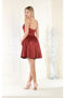 Dama Dresses for Quinceanera in Burgundy Style MQ1959 Quince Outfit