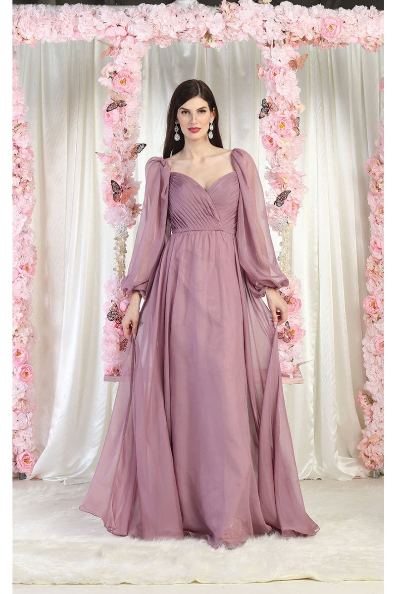 Chiffon Mother Of The Bride Gown MQ1990