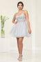 Dama Dresses for Quinceanera in Silver Style MQ2067 Quince Outfit
