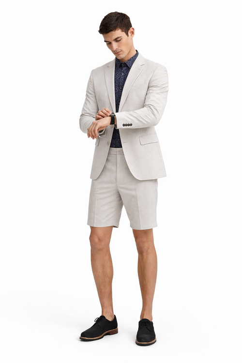 Men Blazer With Shorts - Summer Blazer with shorts