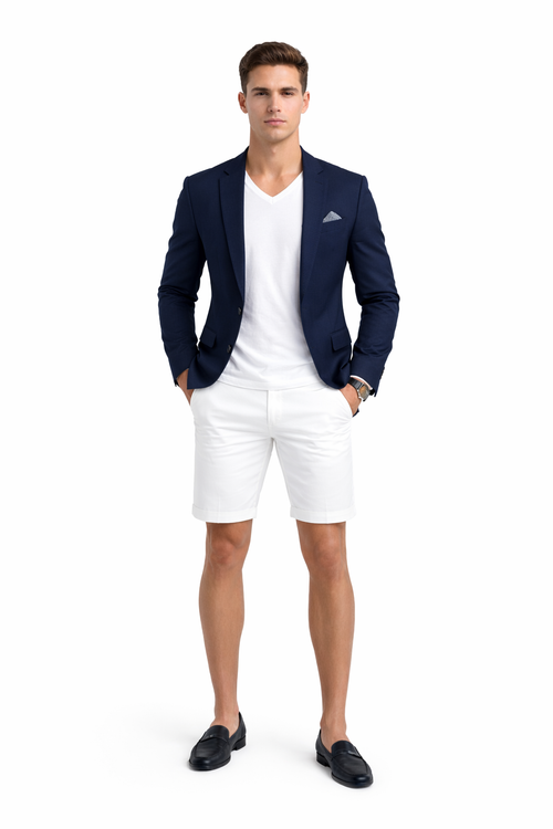 Men Blazer With Shorts - Summer Blazer with shorts